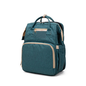 Large Capacity Diaper Bag Mummy Birthing Backpack Travel Portable Shoulder Multifunction Fold Bed Bags Waterproof Stylish Pack