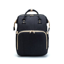 Load image into Gallery viewer, Large Capacity Diaper Bag Mummy Birthing Backpack Travel Portable Shoulder Multifunction Fold Bed Bags Waterproof Stylish Pack
