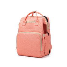 Load image into Gallery viewer, Large Capacity Diaper Bag Mummy Birthing Backpack Travel Portable Shoulder Multifunction Fold Bed Bags Waterproof Stylish Pack
