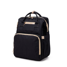 Load image into Gallery viewer, Large Capacity Diaper Bag Mummy Birthing Backpack Travel Portable Shoulder Multifunction Fold Bed Bags Waterproof Stylish Pack
