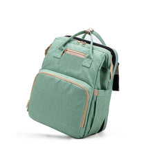 Load image into Gallery viewer, Large Capacity Diaper Bag Mummy Birthing Backpack Travel Portable Shoulder Multifunction Fold Bed Bags Waterproof Stylish Pack

