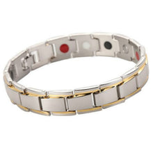 Load image into Gallery viewer, Magnetic Bracelets For Women Weight Loss Round Black Stone Therapy magnet Bracelet Men Health Bracelet Care Hematite Stretch
