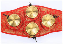 Load image into Gallery viewer, The four Kong Chun copper moxibustion box moxibustion gynecological palace cold household moxibustion apparatus body massager
