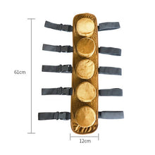 Load image into Gallery viewer, Copper Smokeless Moxa Moxibustion Box Velvet Bag Moxa Stick Acupuncture Roller Holder Neck Waist Body Acupoint Massage Therapy
