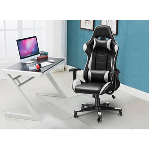 Panana Adjustable Office Chair Pink Ergonomic High Back Comfortable Seat Racing Bedroom Computer Game Chairs Reclining Seating