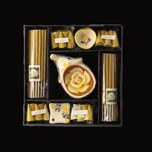 Thai Incense Plant Floral Aromatherapy Set Cone Incense Stick Incense Candle Combination Aroma Gift Box Home Decoration