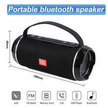 Load image into Gallery viewer, TG116C 40W Outdoor Portable HighPower Bluetooth Speaker Wireless Bar Sound Column Subwoofer Music Center BoomBox 3D Stereo Radio
