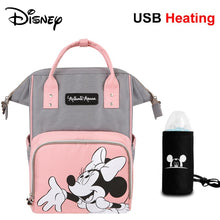 Load image into Gallery viewer, Disney Baby Diaper Bags Large Capacity Baby Stroller Insulated Bag Travel Organizer Baby Bag Set Lightweight Diaper Bag Backpack
