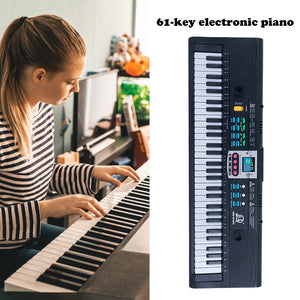 61Keys Electric Piano Children Gift Electric Key Board Piano Portable Digital Music Electronic Keyboard Music Learning Toy