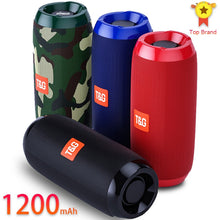 Load image into Gallery viewer, Portable Bluetooth Speaker 20w Wireless Bass Column Waterproof Outdoor USB Speakers Support AUX TF Subwoofer Loudspeaker TG117
