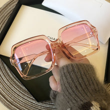 Load image into Gallery viewer, High Quality Brand Design Women Sunglasses Luxury Glasses Lady Square Sunglass Woman 2021 Gradient Pink Blue Lens Men Eyeglasses
