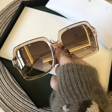 Load image into Gallery viewer, High Quality Brand Design Women Sunglasses Luxury Glasses Lady Square Sunglass Woman 2021 Gradient Pink Blue Lens Men Eyeglasses
