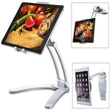 Load image into Gallery viewer, Tablet Desk Wall Stand Phone Holder Bracket Mount Rotatable for 5-10.5 /L 6-15 inch iPhone iPad Huawei Xiaomi Notebook Support
