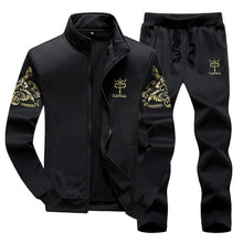 Load image into Gallery viewer, Men Set Large Size 6XL 7XL 8XL 9XL Fashion 2021 Autumn Winter Homme Suit Sweatshirt Sweatpants Men&#39;s Set Male Tracksuit Jacket
