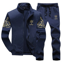 Load image into Gallery viewer, Men Set Large Size 6XL 7XL 8XL 9XL Fashion 2021 Autumn Winter Homme Suit Sweatshirt Sweatpants Men&#39;s Set Male Tracksuit Jacket
