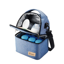 Load image into Gallery viewer, Working Mothers  Breast Milk Storage Backpack with Pockets for Diaper Pump Bags Multi-Function Bottle Cooler Bag Mummy Bag
