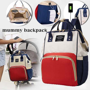 Diaper Bag Backpack Nappy Bag With Strap Mom Maternity Diaper Bag Thermal Pockets Water Resistant Multi-Function Large Capacity