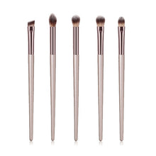 Load image into Gallery viewer, 4/10pcs Champagne makeup brushes set for cosmetic foundation powder blush eyeshadow kabuki blending make up brush beauty tool
