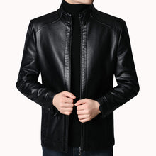 Load image into Gallery viewer, Brand Men Jacket 2020 New Spring Fall Soft Leather Jackets For Man Clothing Long Sleeves Coat Fashion Korean Style Thin Clothing
