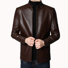 Load image into Gallery viewer, Brand Men Jacket 2020 New Spring Fall Soft Leather Jackets For Man Clothing Long Sleeves Coat Fashion Korean Style Thin Clothing

