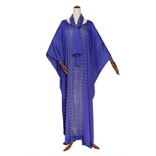 Load image into Gallery viewer, New african dresses for women dashiki vetement femme 2021 robe africaine bazin riche ankara plus size dress african head scarf
