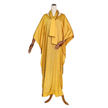Load image into Gallery viewer, New african dresses for women dashiki vetement femme 2021 robe africaine bazin riche ankara plus size dress african head scarf
