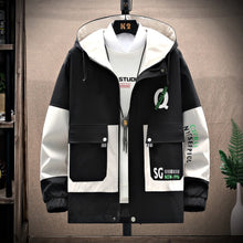 Load image into Gallery viewer, Men&#39;s Windbreaker Jackets Youth Korea Fashion Print Casual Coat Male Clothing 2021 Spring Autumn Jackets Men Dropshipping
