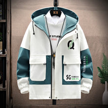 Load image into Gallery viewer, Men&#39;s Windbreaker Jackets Youth Korea Fashion Print Casual Coat Male Clothing 2021 Spring Autumn Jackets Men Dropshipping
