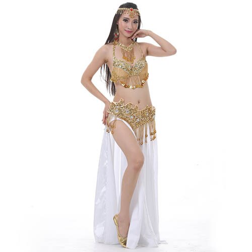 2021 New Performance Dancewear Bellydance Clothes Outfit C/D Cup Split Skirt Professional Women Egyptian Belly Dance Costume Set