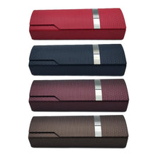 Load image into Gallery viewer, Portable Glasses Box With Imitation Wood Grain For Outdoor Box Design Unisex Eyewear Eye Glass Protecting Square Fold Acces M6T5

