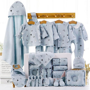 18/22 Pieces Newborn Clothes Baby Gift Pure Cotton Baby Set 0-6 Months Autumn And Winter Kids Clothes Suit Unisex Without Box