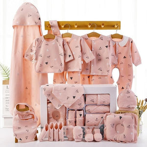 18/22 Pieces Newborn Clothes Baby Gift Pure Cotton Baby Set 0-6 Months Autumn And Winter Kids Clothes Suit Unisex Without Box