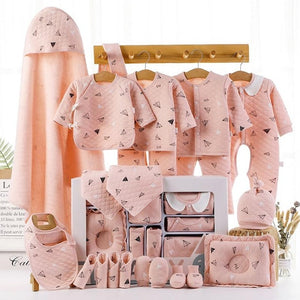 18/22 Pieces Newborn Clothes Baby Gift Pure Cotton Baby Set 0-6 Months Autumn And Winter Kids Clothes Suit Unisex Without Box