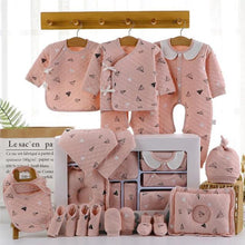 Load image into Gallery viewer, 18/22 Pieces Newborn Clothes Baby Gift Pure Cotton Baby Set 0-6 Months Autumn And Winter Kids Clothes Suit Unisex Without Box
