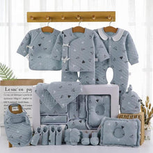 Load image into Gallery viewer, 18/22 Pieces Newborn Clothes Baby Gift Pure Cotton Baby Set 0-6 Months Autumn And Winter Kids Clothes Suit Unisex Without Box
