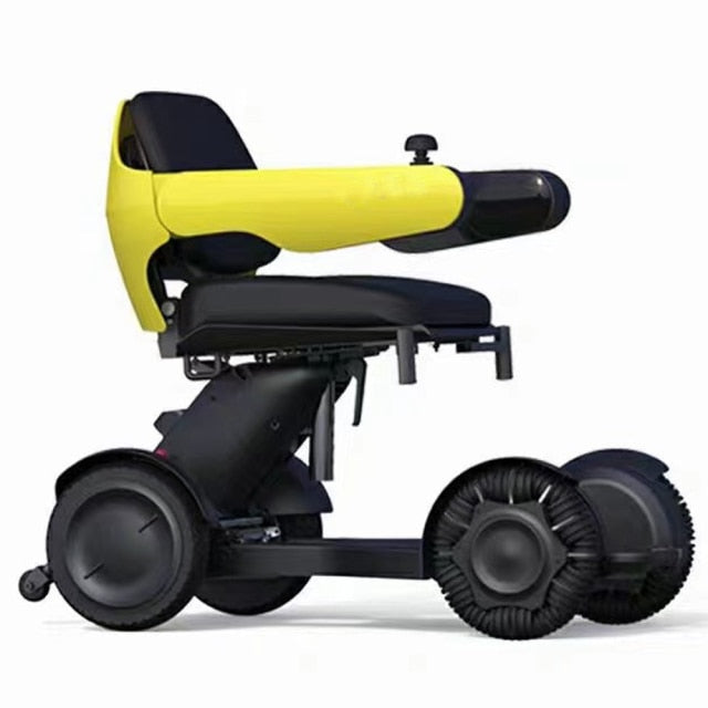 Luxury elderly mobility scooter aircraft Bluetooth remote control electric wheelchair with very small turning radius