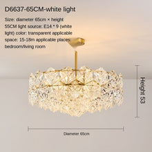 Load image into Gallery viewer, Post-Modern Living Room Chandelier Bedroom Study Dining-Room Lamp Nordic Simple Crystal Lamps Luxury Elegant Wedding Room
