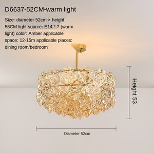 Post-Modern Living Room Chandelier Bedroom Study Dining-Room Lamp Nordic Simple Crystal Lamps Luxury Elegant Wedding Room