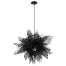 Load image into Gallery viewer, Modern Fluffy Pendant Light Elegant Mesh Lampshade Droplight Lighting Bedroom Study Room Decoration Creative Hanging Lamp 220V
