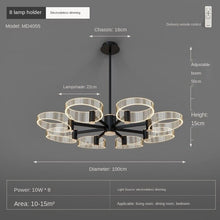 Load image into Gallery viewer, Living Room Chandelier Modern Minimalist Lamp in the Living Room Light Luxury Elegant Nordic Lamp Hall 2020 New Lighting

