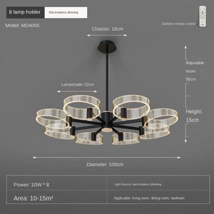 Living Room Chandelier Modern Minimalist Lamp in the Living Room Light Luxury Elegant Nordic Lamp Hall 2020 New Lighting