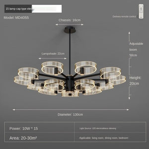 Living Room Chandelier Modern Minimalist Lamp in the Living Room Light Luxury Elegant Nordic Lamp Hall 2020 New Lighting