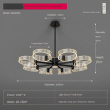 Load image into Gallery viewer, Living Room Chandelier Modern Minimalist Lamp in the Living Room Light Luxury Elegant Nordic Lamp Hall 2020 New Lighting

