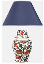 Load image into Gallery viewer, OttomanHome Bleu Blanc Şah Vase Lampshade Tulip Gilding Bedroom Cafe Table Lamp Bedside Table Lamp Luxury Economic Quality Elegant
