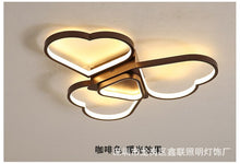Load image into Gallery viewer, Nordic Modern Dinning Room Study Lamp Creative Simple Warm Heart Shaped Lighting Elegant LED Decorate Bedroom Ceiling Light

