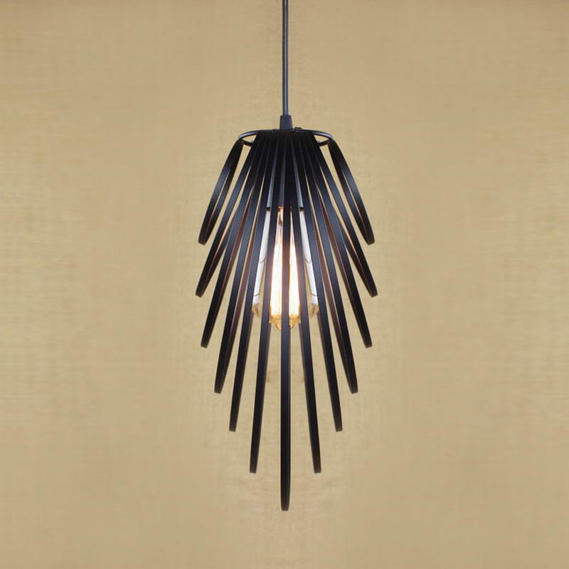 Elegant Vintage Pendant Lights Industrial Wrought Iron Pendant Lamps Bar Cafe Restaurant suspension luminaire Home Lighting