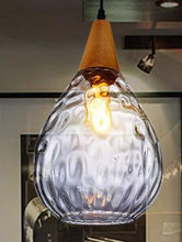 Load image into Gallery viewer, Rome elegant Brown glass Pendant lamp Tiffany Lighting 1 Pcs Glass Hanging Luminaire Kitchen Foyer Glass Shade Coffee Bar Lamp
