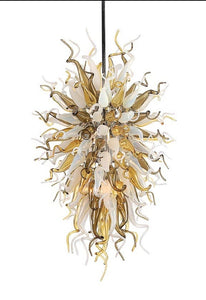 Moroccan Lamp Colorful Elegant Hand Blown Glass Chandelier Festival Light Living Room
