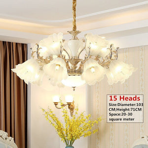 Modern European Fancy LED Alloy droplight Lamp Restaurant Light Fashion Elegant Hotel Hall LED Glass lampshade Pendant Light