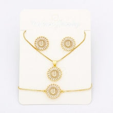 Load image into Gallery viewer, Hot Sale 26 Letters Jewelry Sets Necklace+Earrings+Bracelet For Women Initial Alphabet Charm Copper Zircon Party Wedding Gift
